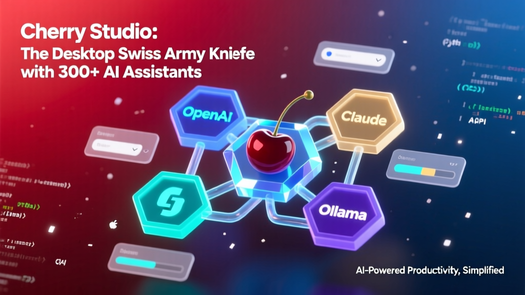 Cherry Studio：300+ AI助手的桌面瑞士军刀