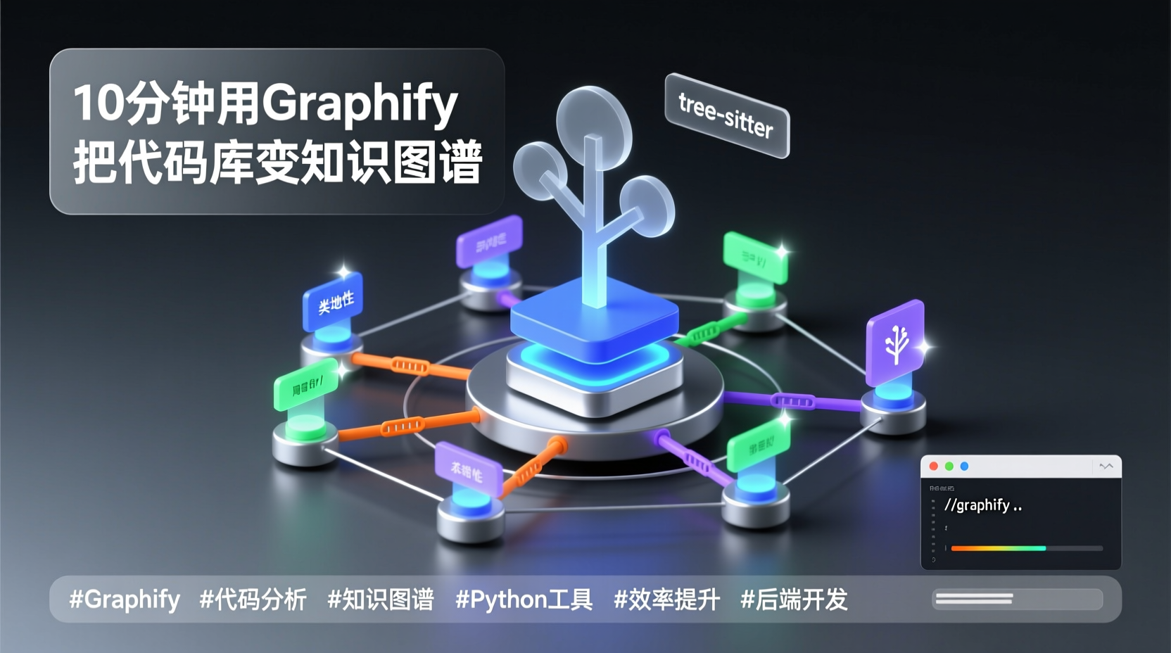 10分钟用Graphify把代码库变知识图谱